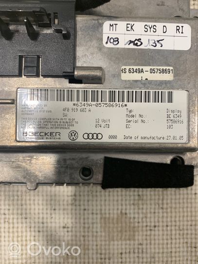 Audi A6 S6 C6 4F Monitor / wyświetlacz / ekran 4F0919603A
