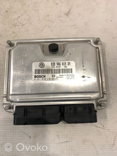 Volkswagen PASSAT B5 Sterownik / Moduł ECU 038906019DM