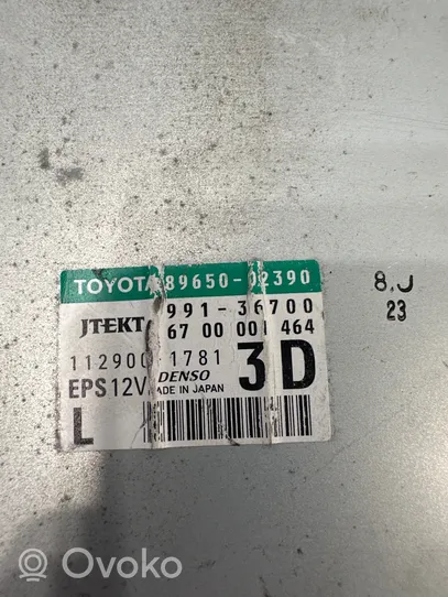 Toyota Auris 150 Ohjaustehostimen ohjainlaite/moduuli 8965002390