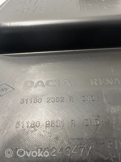 Dacia Duster II Tappo/coprigancio di traino anteriore 511802392R