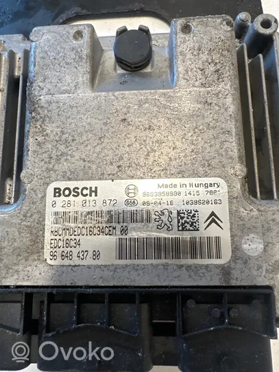 Citroen Berlingo Sterownik / Moduł ECU 0281013872