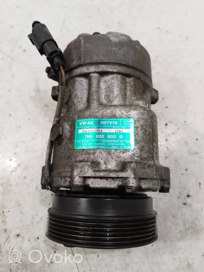 Volkswagen Caddy Air conditioning (A/C) compressor (pump) 7h0820803d