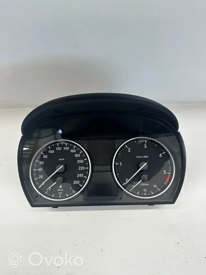 BMW 3 E90 E91 Compteur de vitesse tableau de bord 9187344
