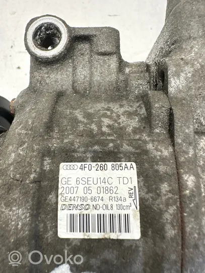 Audi A6 S6 C6 4F Compresor (bomba) del aire acondicionado (A/C)) 4F0260805AA