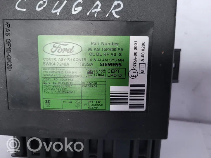 Ford Cougar Module confort 98AG15K600FA