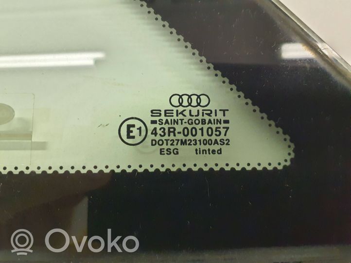 Audi V8 Rear vent window glass 43R001057