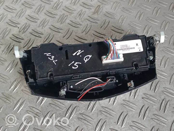 Nissan Qashqai Module unité de contrôle climatisation 275004EM0A