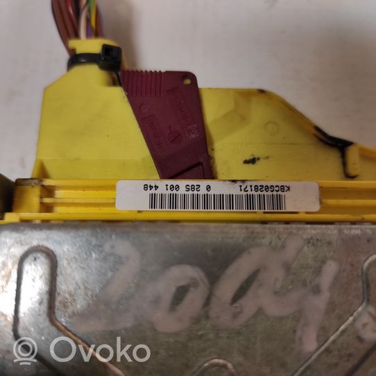 Mercedes-Benz Vito Viano W639 Oro pagalvių valdymo blokas 0285001448