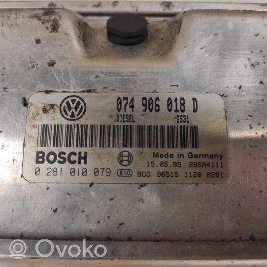 Volkswagen Transporter - Caravelle T4 Engine control unit/module ECU 074906018D