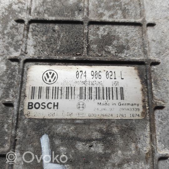 Volkswagen Transporter - Caravelle T4 Komputer / Sterownik ECU i komplet kluczy 074906021L