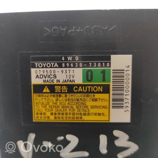 Toyota Venza Other control units/modules 8963073010