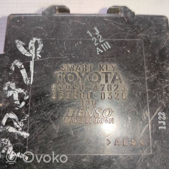 Toyota Prius (XW20) Module de contrôle sans clé Go 8999047023