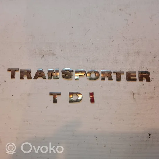 Volkswagen Transporter - Caravelle T5 Logo, emblème, badge TRANSPORTER