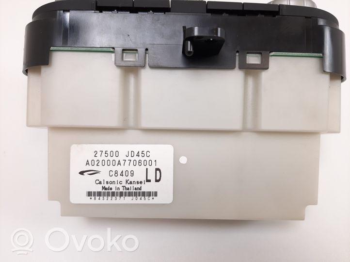 Nissan Qashqai Panel klimatyzacji 27500JD45C