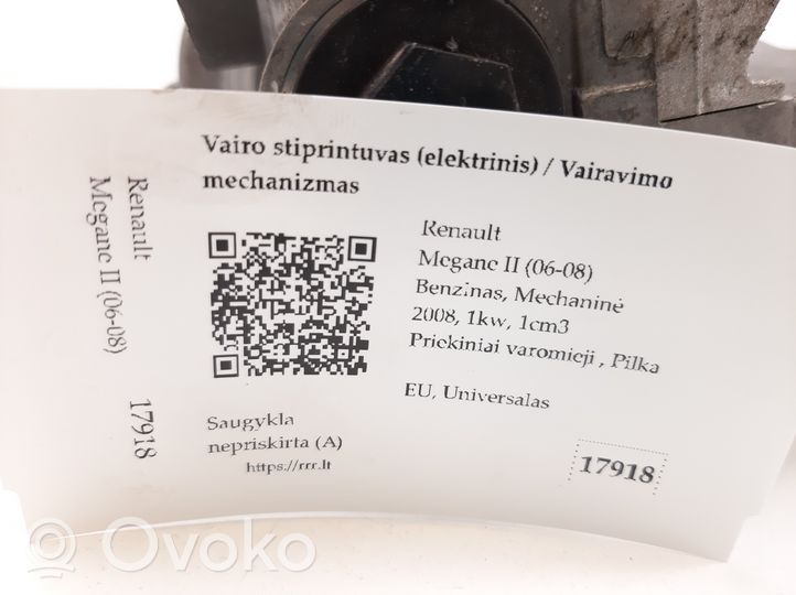 Renault Megane II Ohjaustehostimen sähköpumppu 8200738088A