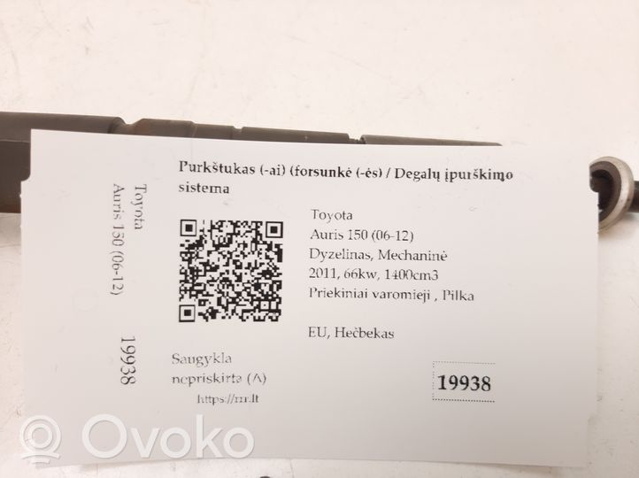 Toyota Auris 150 Purkštukas (-ai) (forsunkė (-ės) 2367033060