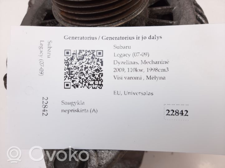 Subaru Legacy Generaattori/laturi 23700AA590