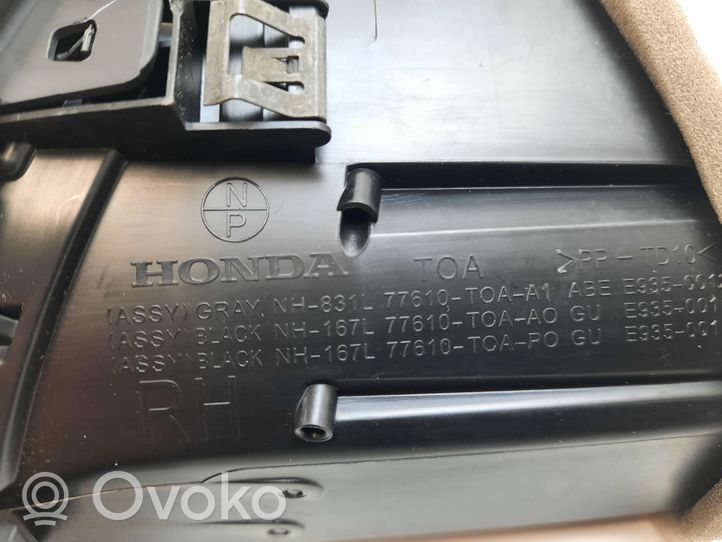Honda CR-V Dysze / Kratki środkowego nawiewu deski rozdzielczej 77610TOAAO