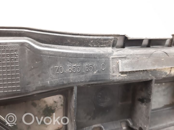 Skoda Octavia Mk2 (1Z) Maskownica / Grill / Atrapa górna chłodnicy 1Z0853651C