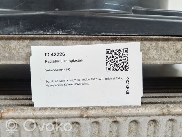 Volvo V50 Kit Radiateur 3M5H8C607UF