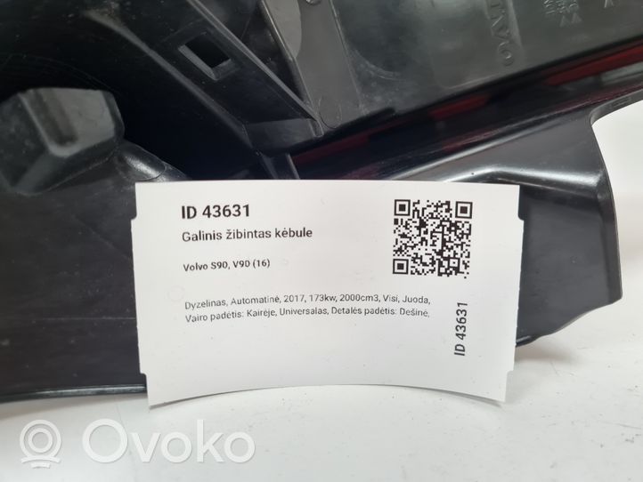 Volvo S90, V90 Luci posteriori 32293877