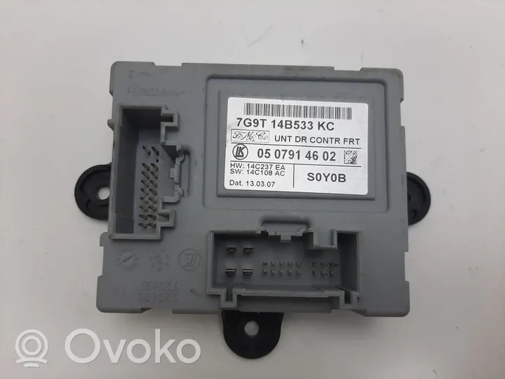 Ford Mondeo MK IV Durų elektronikos valdymo blokas 7G9T14B533KC