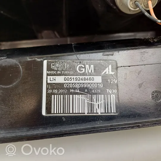 Opel Combo D Feux arrière / postérieurs 00519248460