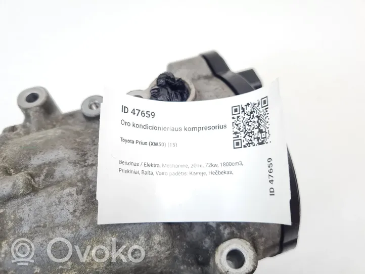 Toyota Prius (XW50) Klimakompressor Pumpe 0424000021