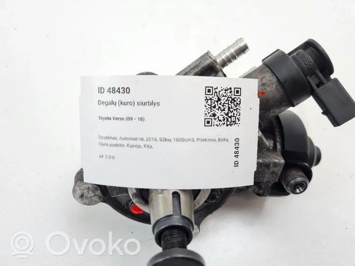 Toyota Verso Polttoaineen ruiskutuksen suurpainepumppu 0445010756