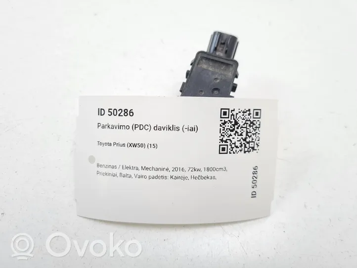 Toyota Prius (XW50) Sensore di parcheggio PDC 8934148040