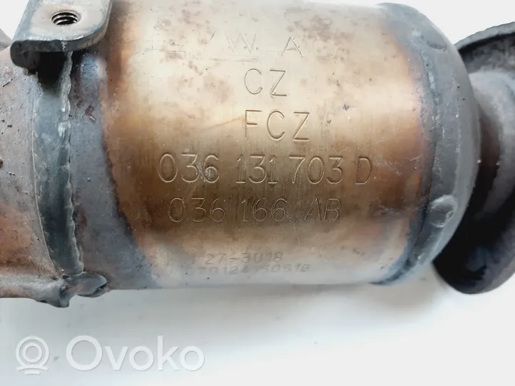 Volkswagen Polo IV 9N3 Filtre à particules catalyseur FAP / DPF 036166AB