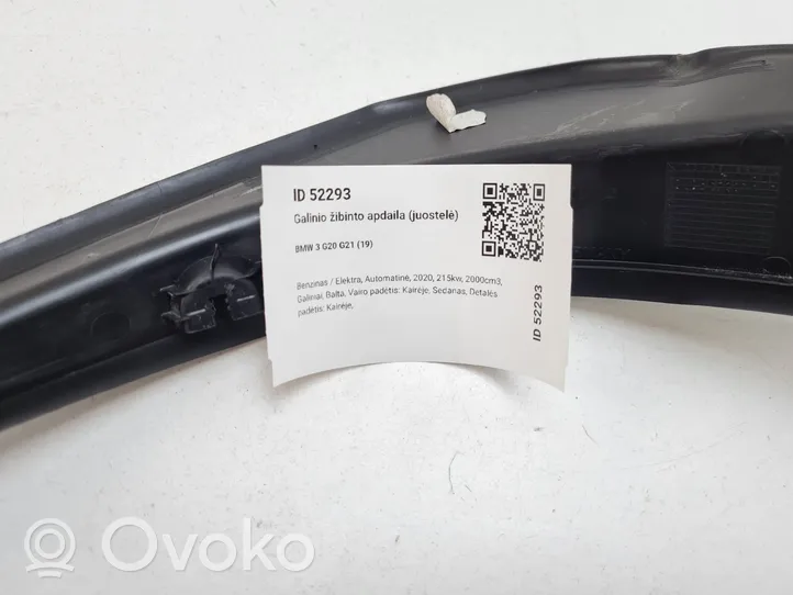 BMW 3 G20 G21 Listwa pod lampę tylną 7430619