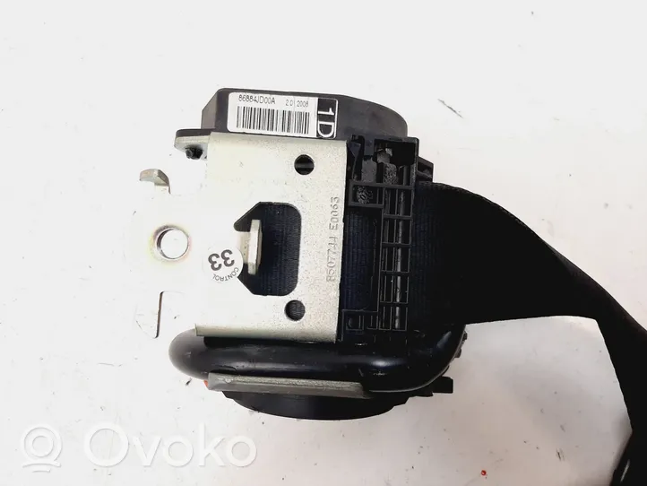 Nissan Qashqai Ceinture de sécurité avant 86884JD00A