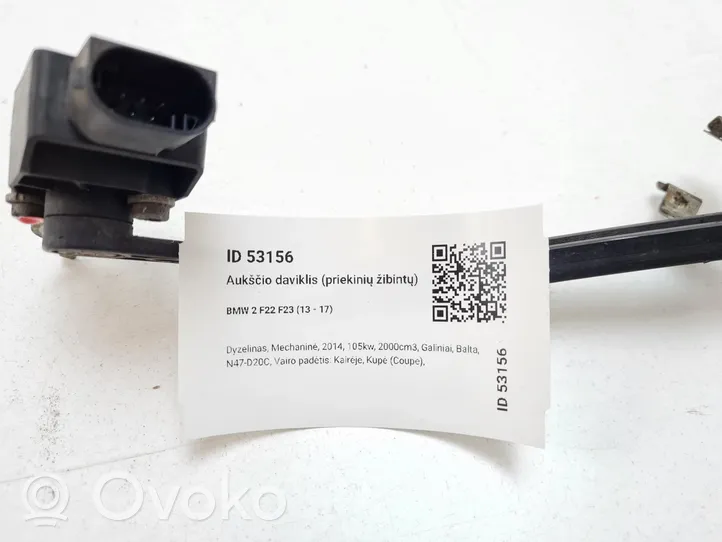 BMW 2 F22 F23 Augstuma sensors (priekšējo lukturu) 6860843