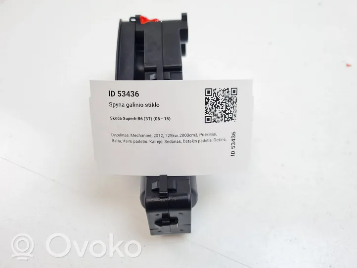 Skoda Superb B6 (3T) Tailgate window lock/catch/latch 3T0827300B