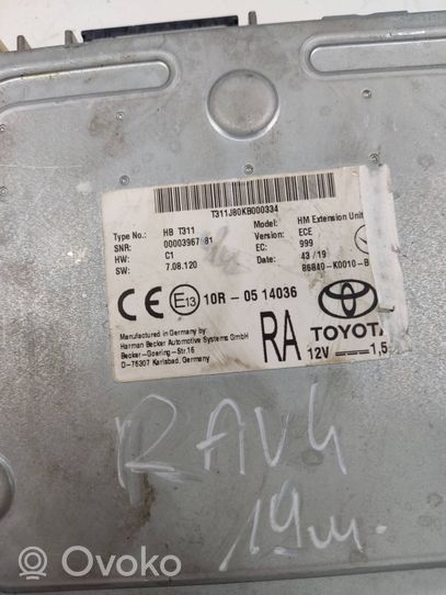 Toyota RAV 4 (XA50) Navigacijos (GPS) valdymo blokas 86840K0010B