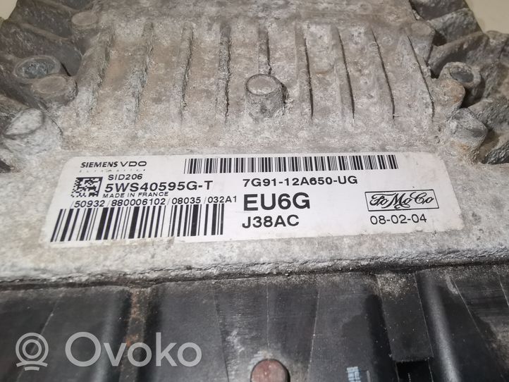 Ford Mondeo MK IV Sterownik / Moduł ECU 7G9112A650UG