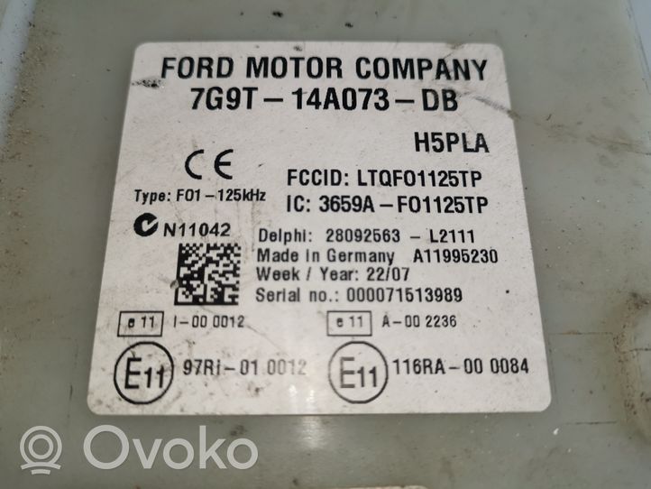 Ford Mondeo MK IV Saugiklių blokas 7G9T14A073DB