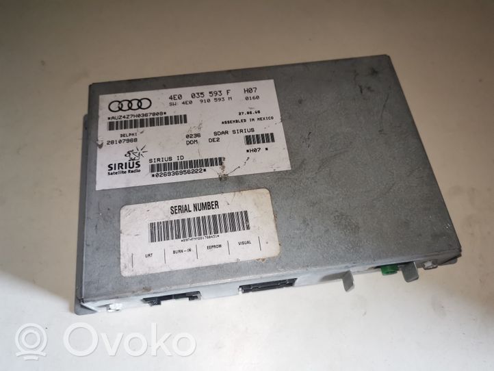 Audi A6 S6 C6 4F Мультимедийный контроллер 4E0035593F