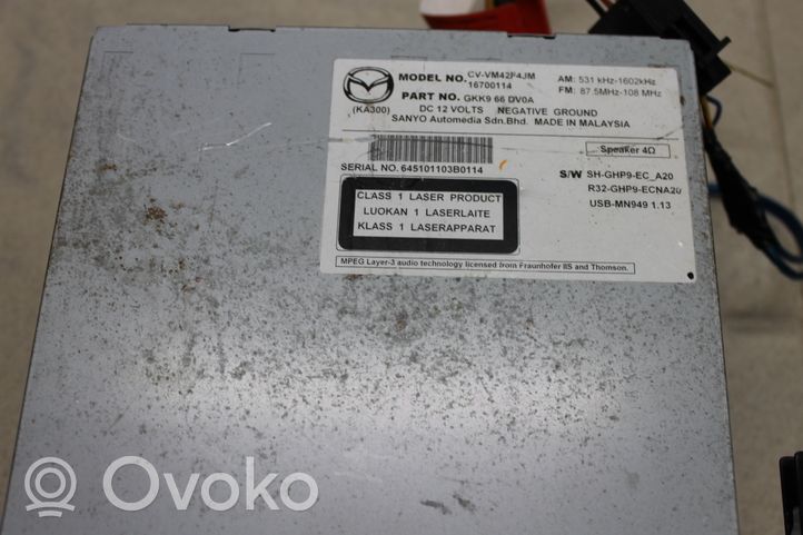 Mazda CX-5 Panel / Radioodtwarzacz CD/DVD/GPS CVVM42F4JM