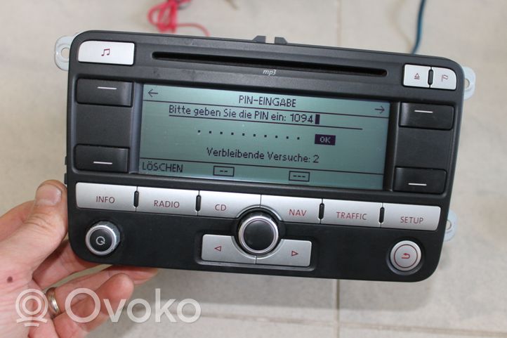 Volkswagen Golf Plus Panel / Radioodtwarzacz CD/DVD/GPS 1K0035191D