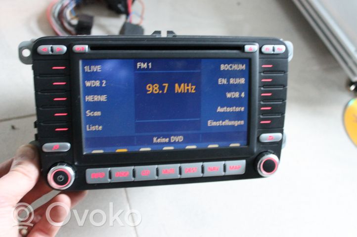 Volkswagen PASSAT B6 Radio/CD/DVD/GPS-pääyksikkö 1K0035198C