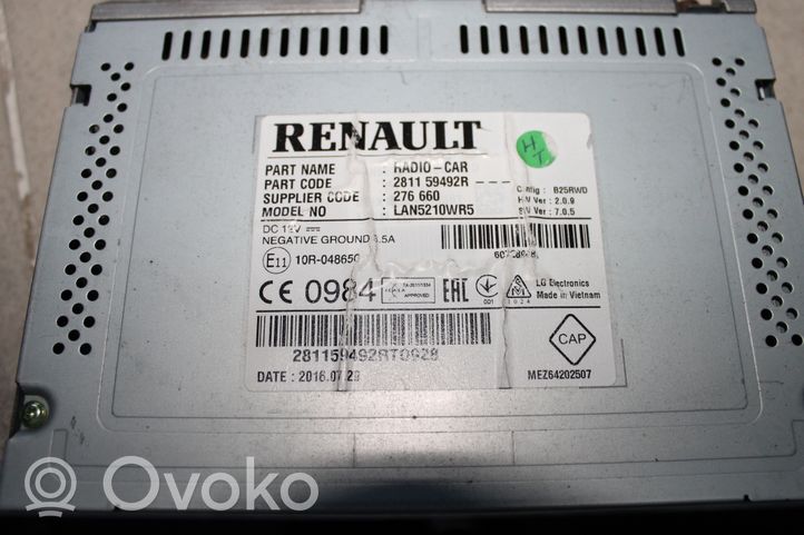 Renault Master III Радио/ проигрыватель CD/DVD / навигация 281159492R