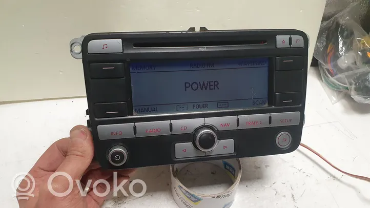 Volkswagen Golf Plus Radio/CD/DVD/GPS-pääyksikkö 1K0035191D