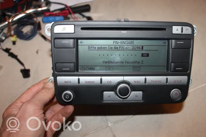 Volkswagen PASSAT B6 Panel / Radioodtwarzacz CD/DVD/GPS 1K0035191D