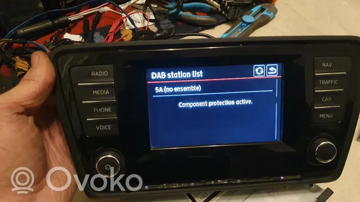 Skoda Octavia Mk3 (5E) Monitor / wyświetlacz / ekran 5E0919605D