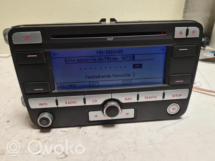 Volkswagen PASSAT B6 Radio/CD/DVD/GPS head unit 1K0035191D