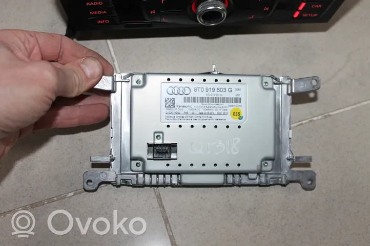 Audi Q5 SQ5 Monitori/näyttö/pieni näyttö 8T0919603G