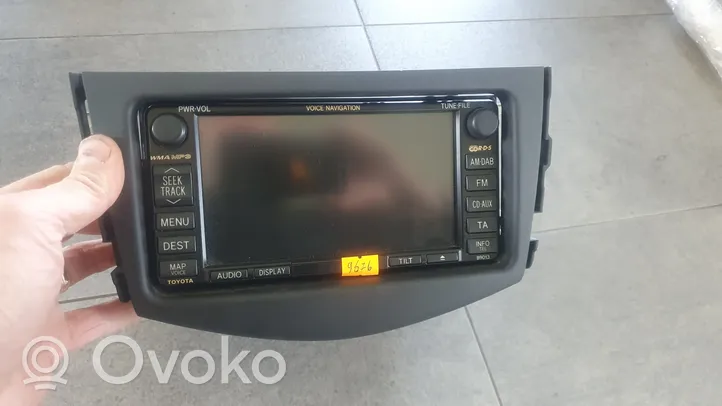 Toyota RAV 4 (XA30) Cadre, panneau d'unité radio / GPS 5541042120