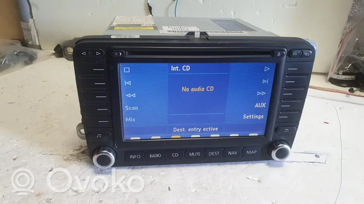 Volkswagen Eos Radio/CD/DVD/GPS-pääyksikkö 1K0035198B